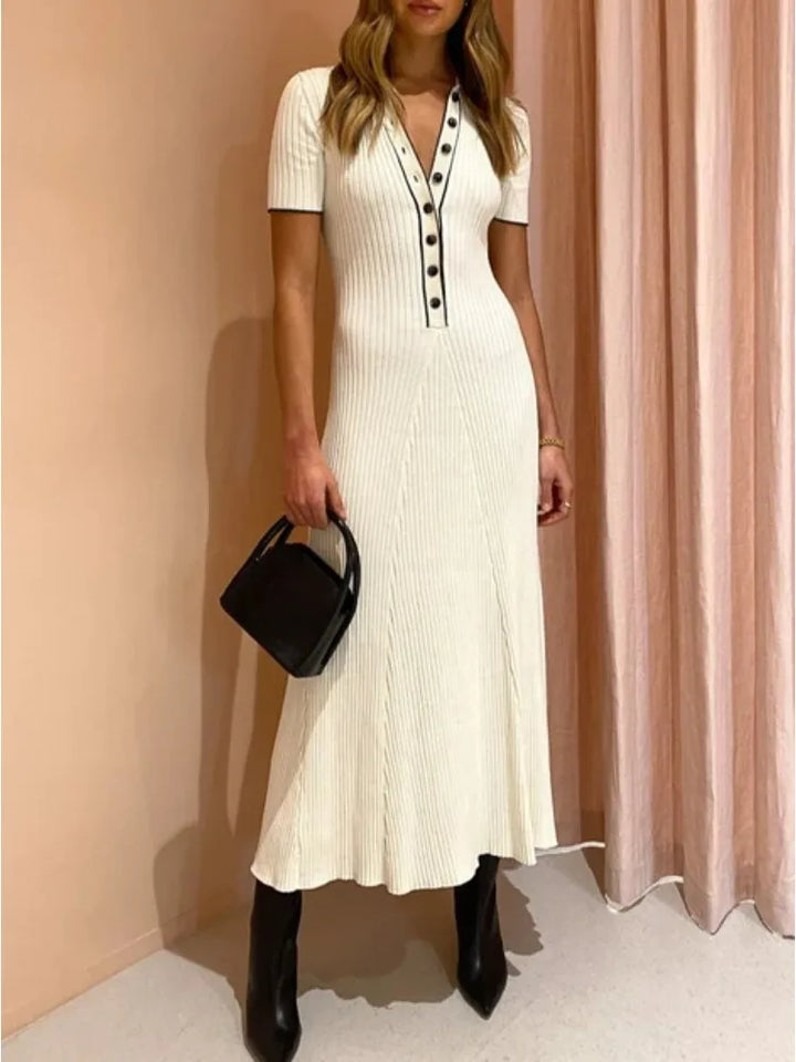 Neva | Flowing High Waist Dress