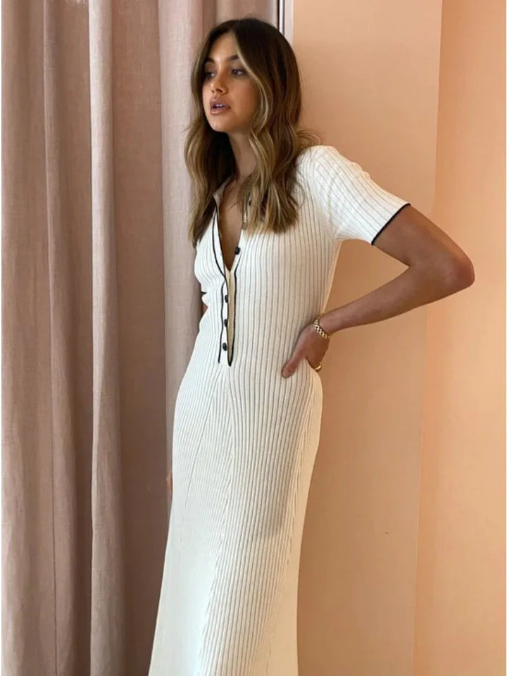 Neva | Flowing High Waist Dress
