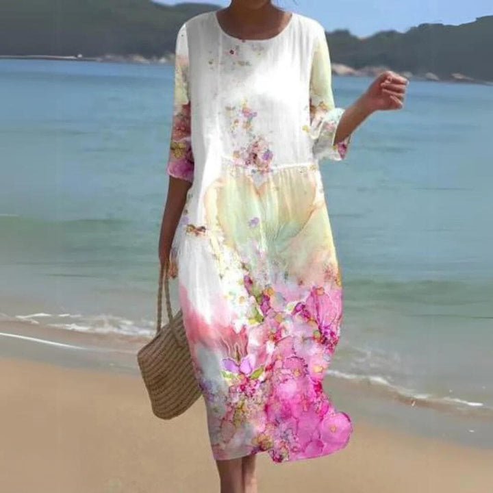 Elle™ Elegant Floral Dress