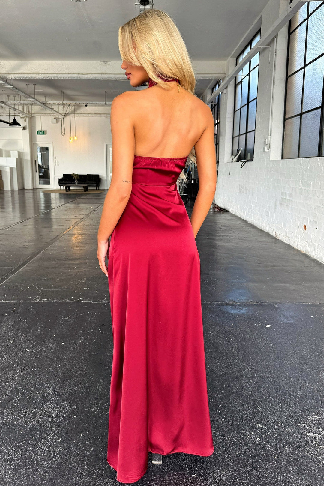 Orla | Halter Neck Sleeveless Maxi Dress