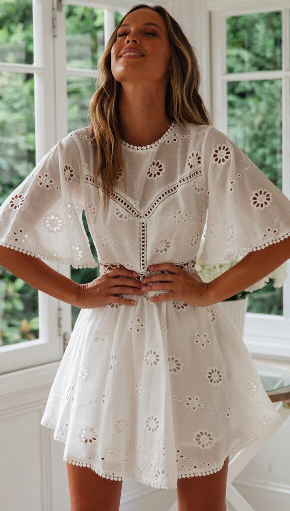 Fleur™ - Backless Dress with Bell Sleeves