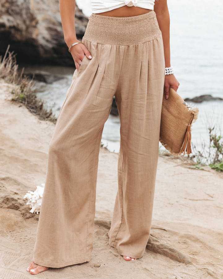 Aileen - Wide-Leg Beach Trousers