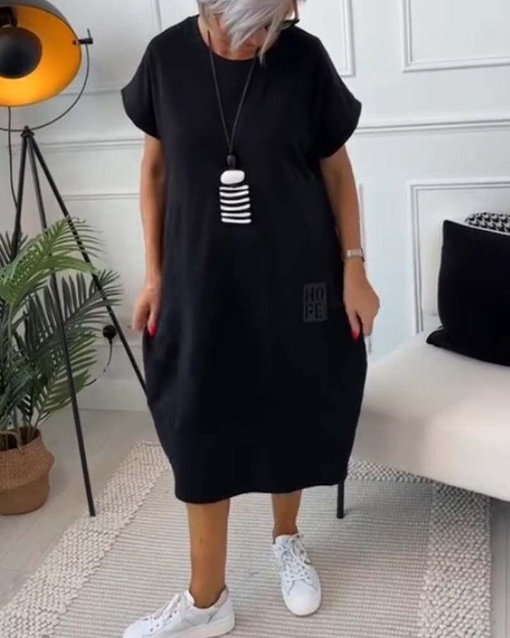 Luna | Chic Short Sleeve Dress