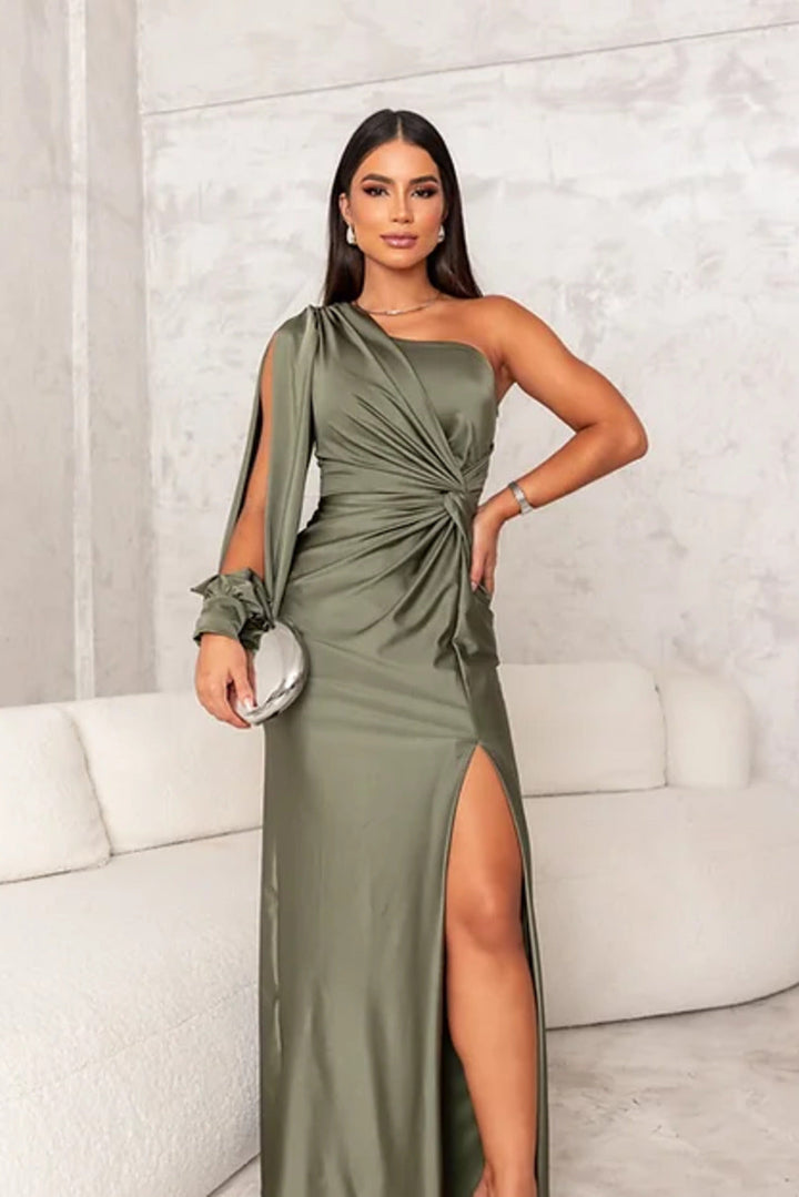 Esther - Elegant Slit Maxi Dress