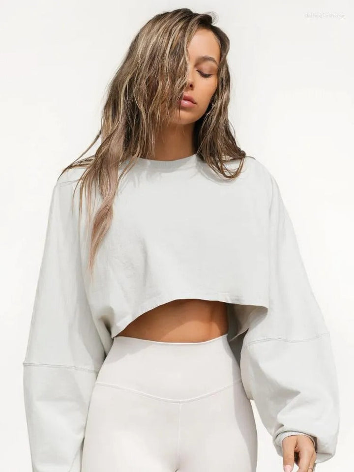 Aliyah | Stylish Cropped Sweatshirt