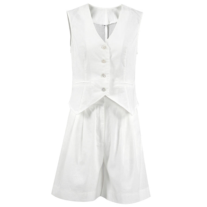 Ayessa™ | Tailored Vest & Shorts Set