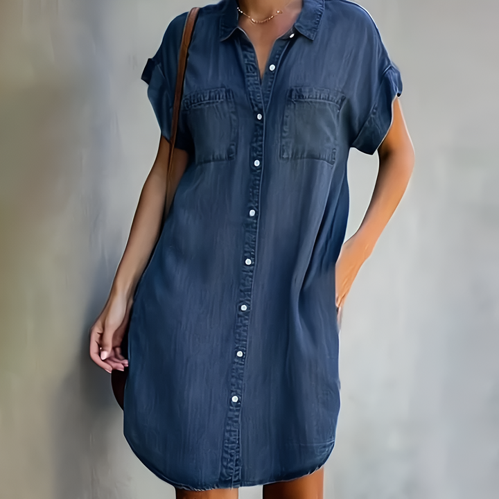 Bianca | Denim Classic Dress
