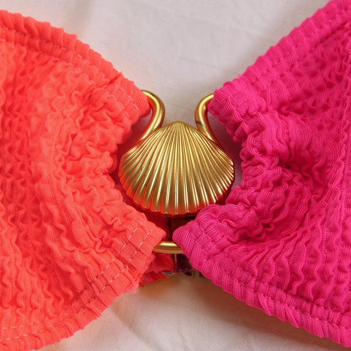 Trude | High-Waisted One-Shoulder Bikini