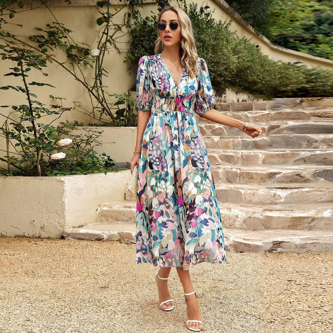 Ivana | V-Neck Dress