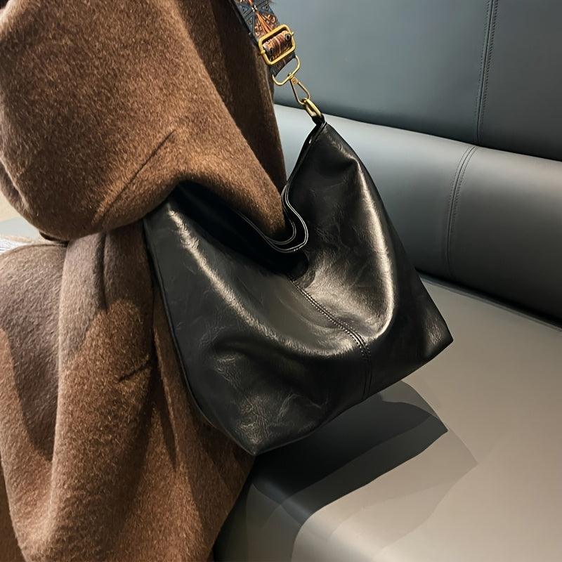 MONICA™ - LEATHER BAG WITH LARGE CAPACITY