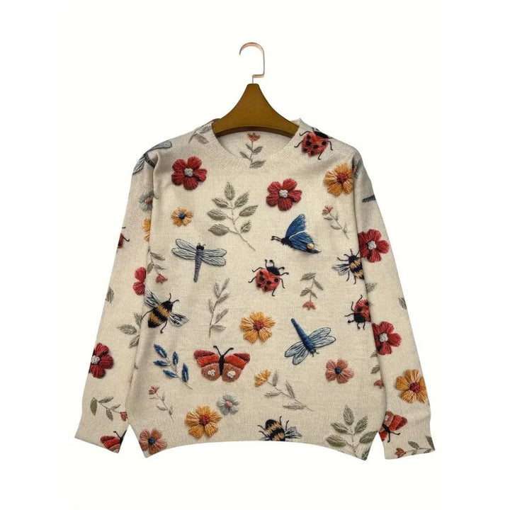Flora | Enchanted Garden Pattern Sweater