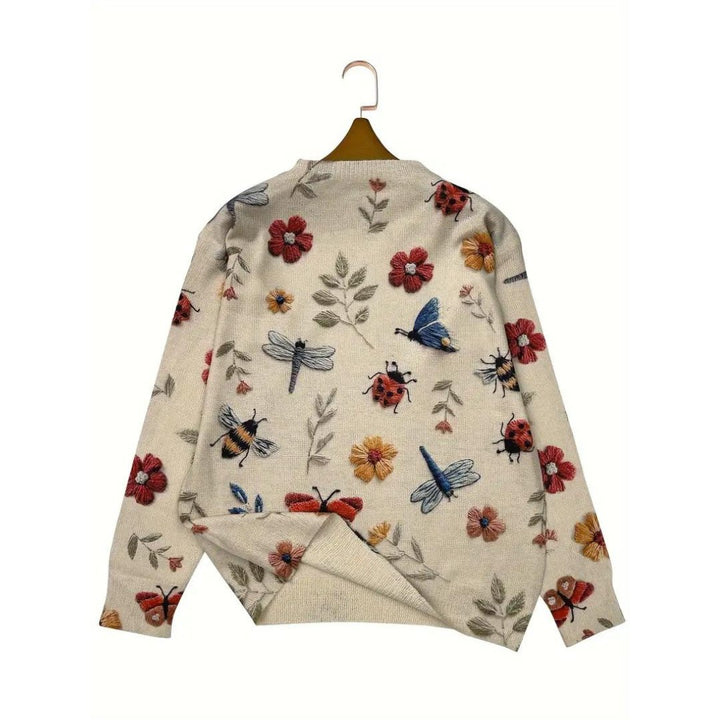 Flora | Enchanted Garden Pattern Sweater