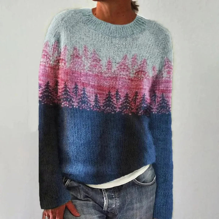 Izzie | Warm Fair Isle Knit Sweater