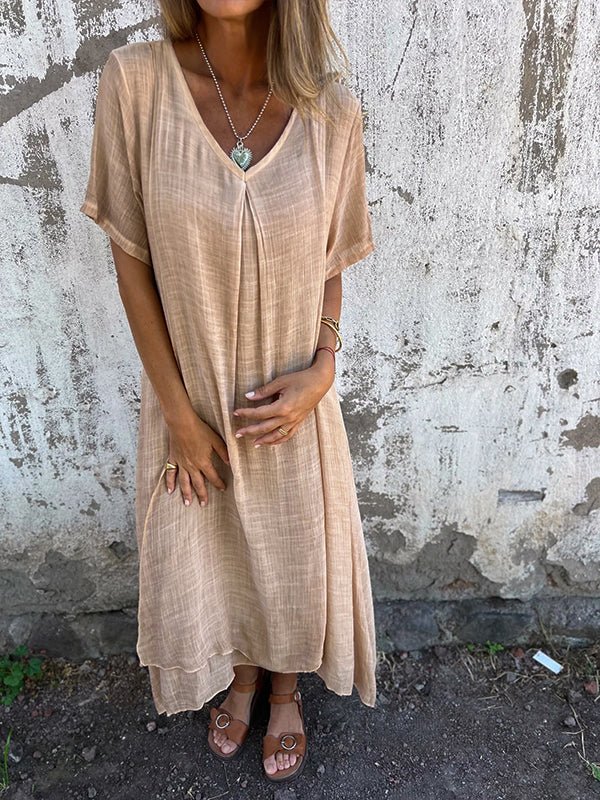 Becca - V-Neck Midi Dress
