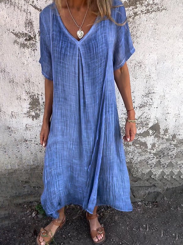Becca - V-Neck Midi Dress