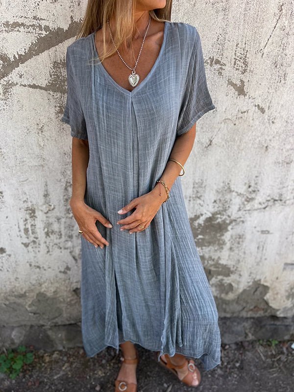 Becca - V-Neck Midi Dress