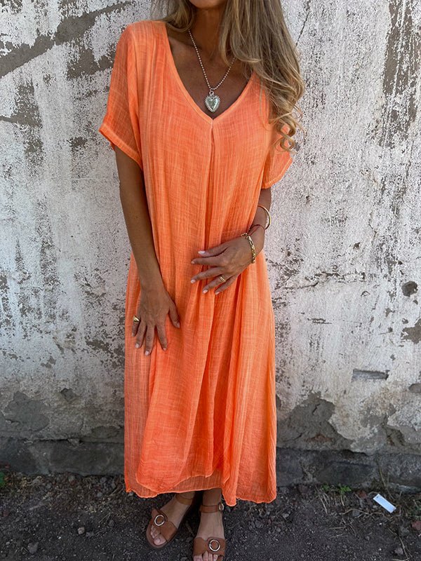 Becca - V-Neck Midi Dress