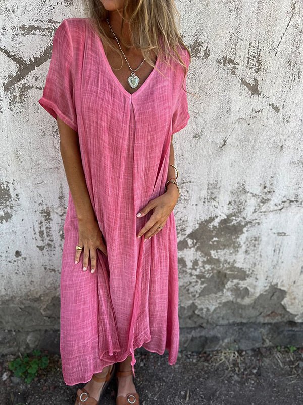 Becca - V-Neck Midi Dress