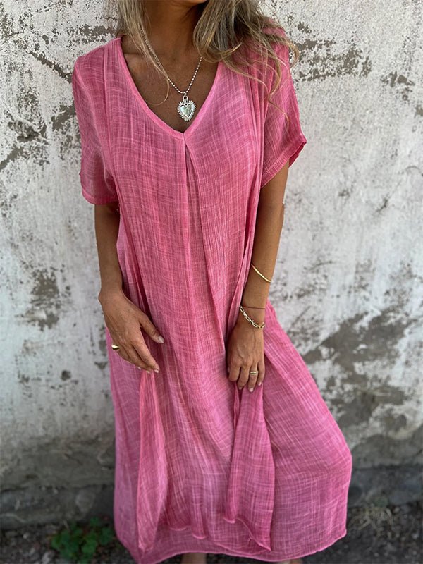 Becca - V-Neck Midi Dress