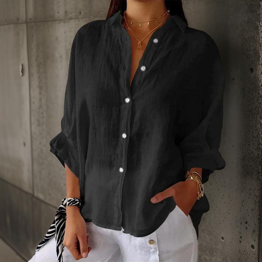 TASHA - ELEGANT POLO BLOUSE