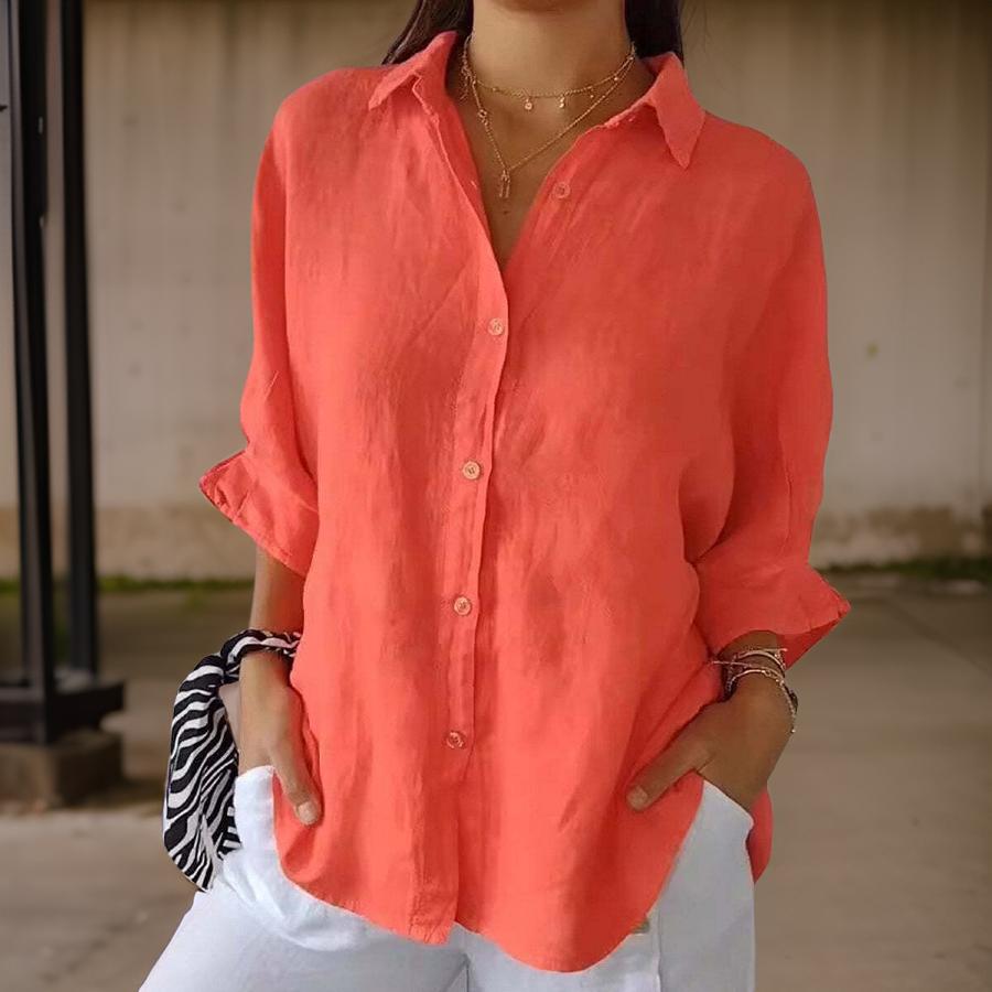 TASHA - ELEGANT POLO BLOUSE