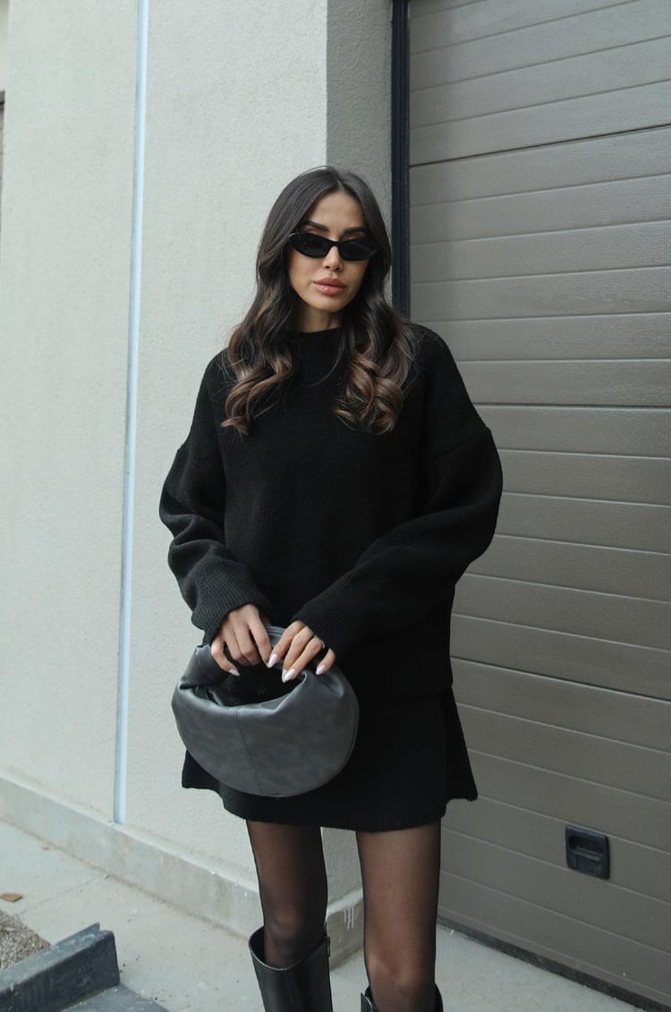 Estelle - Chic Sweater Skirt Set