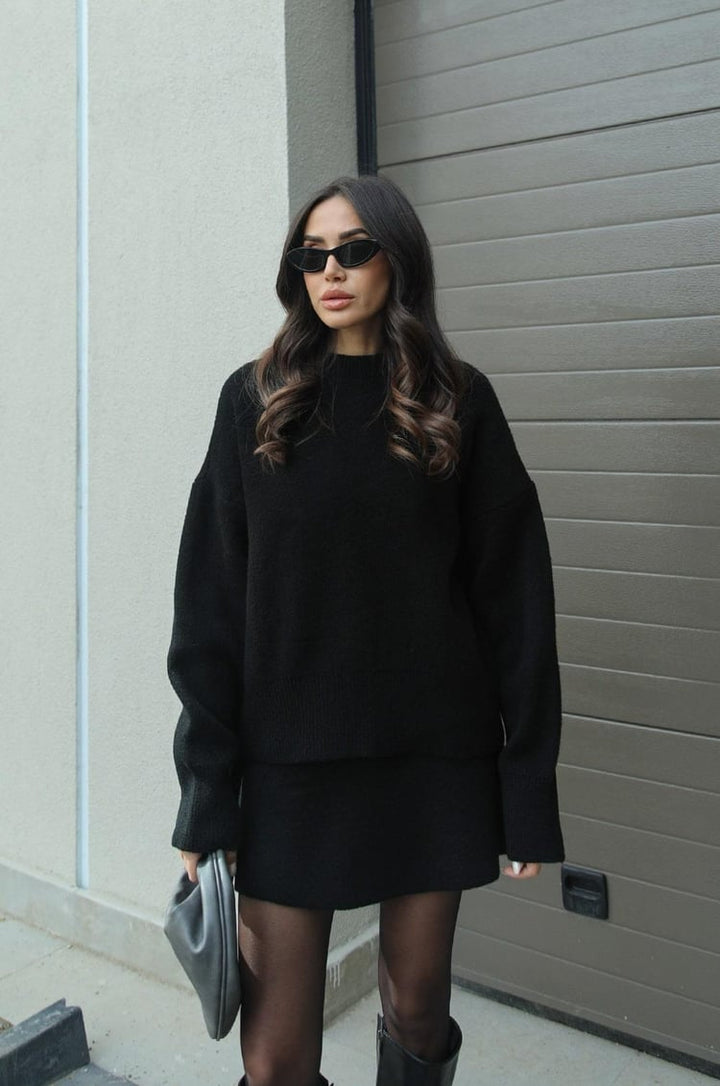 Estelle - Chic Sweater Skirt Set