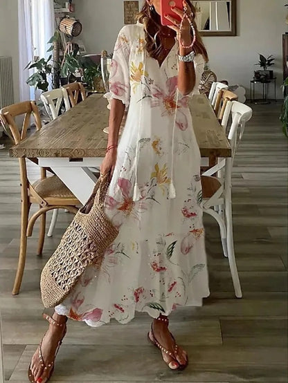 Dahlia™ - Bohemian Tummy-Covering Dress