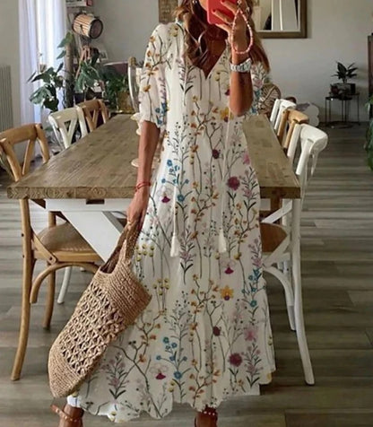 Dahlia™ - Bohemian Tummy-Covering Dress