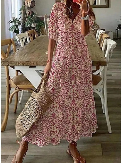 Dahlia™ - Bohemian Tummy-Covering Dress