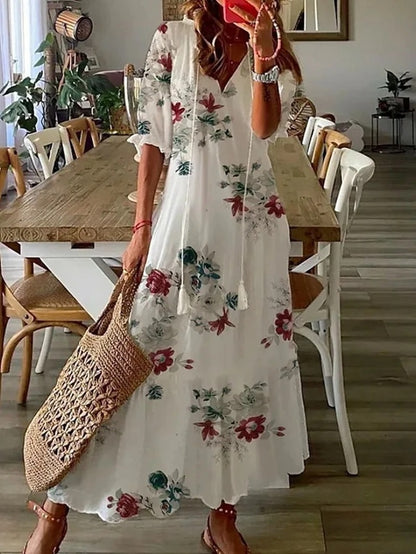 Dahlia™ - Bohemian Tummy-Covering Dress